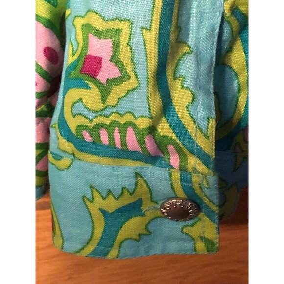 Lucy & Laurel Womens 1x Light Button Jacket - Picture 4 of 6